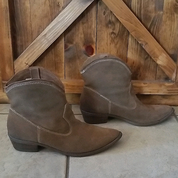 Suede Ankle Boots - Picture 4 of 7